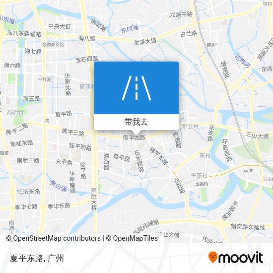夏平东路地图