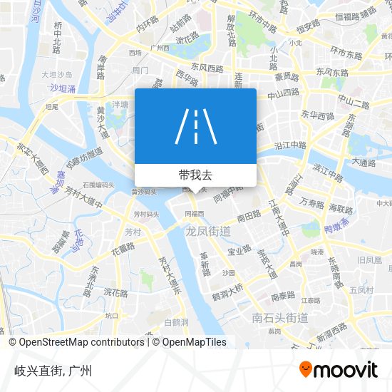 岐兴直街地图