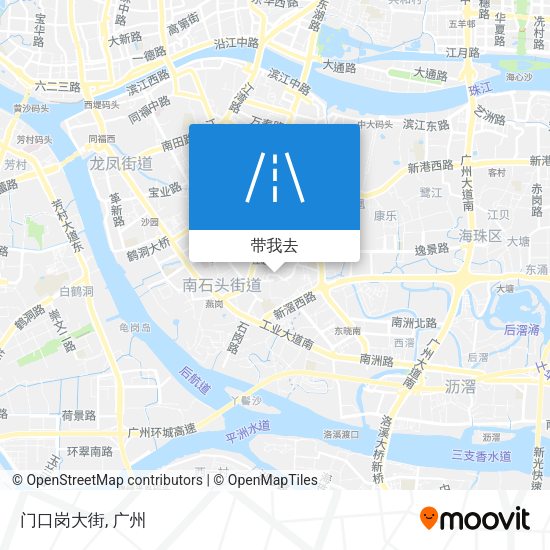 门口岗大街地图