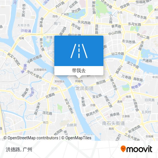洪德路地图