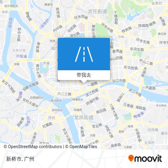 新桥市地图