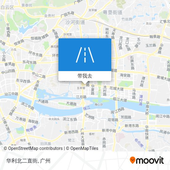 华利北二直街地图