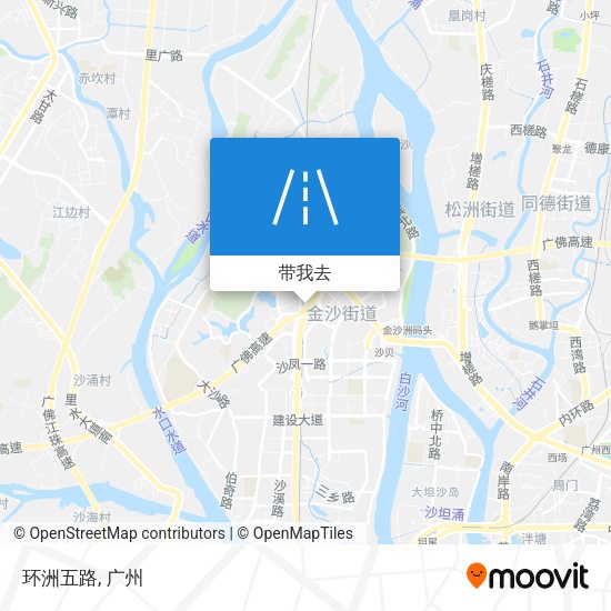 环洲五路地图