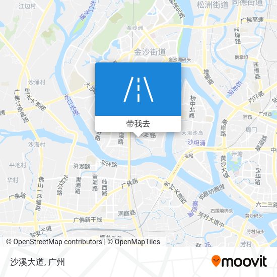 沙溪大道地图