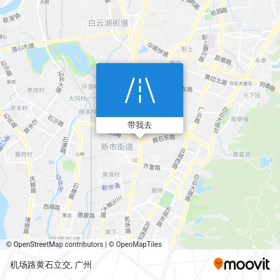 机场路黄石立交地图