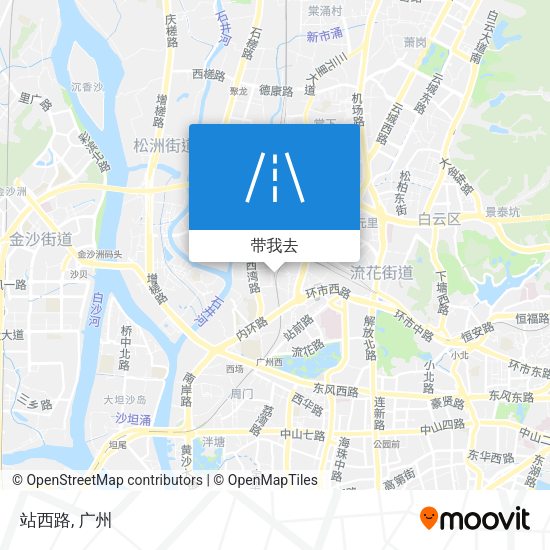 站西路地图