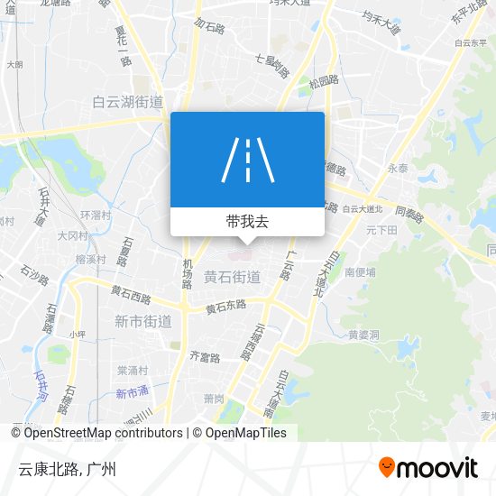 云康北路地图