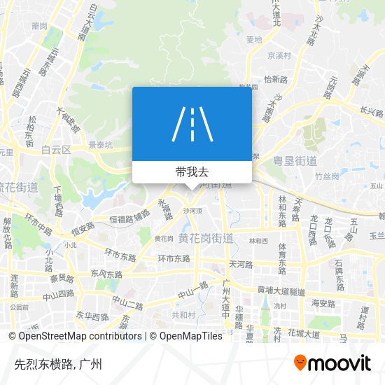 先烈东横路地图