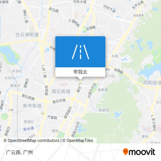 广云路地图