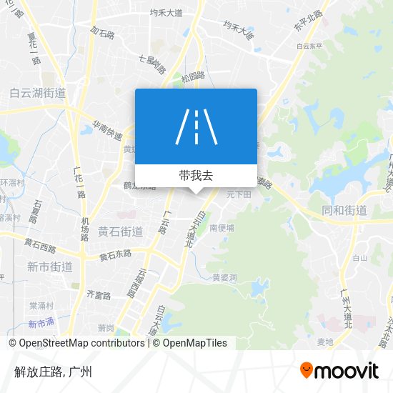 解放庄路地图