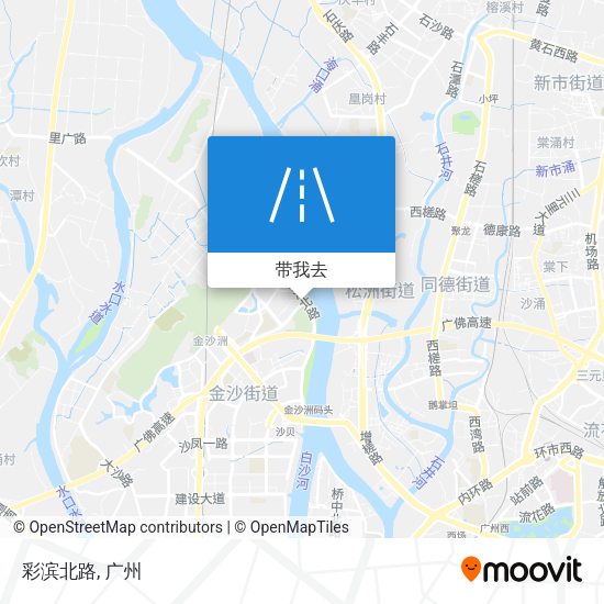 彩滨北路地图