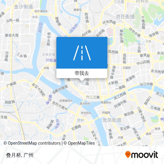 叠月桥地图