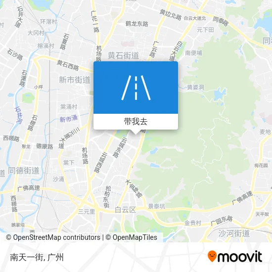 南天一街地图