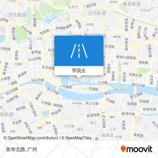 美华北路地图
