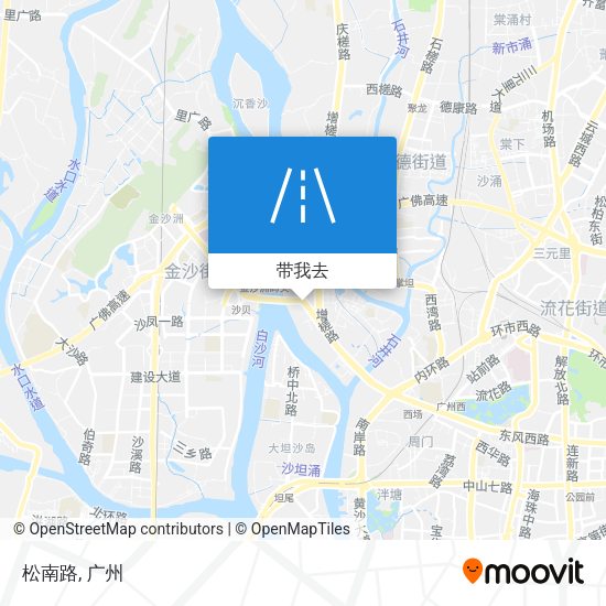 松南路地图