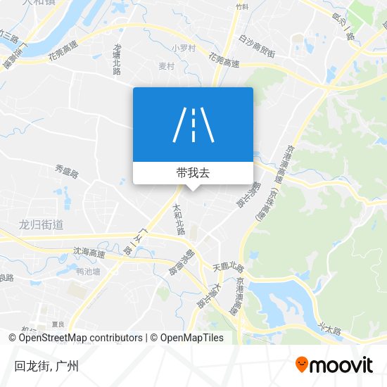 回龙街地图