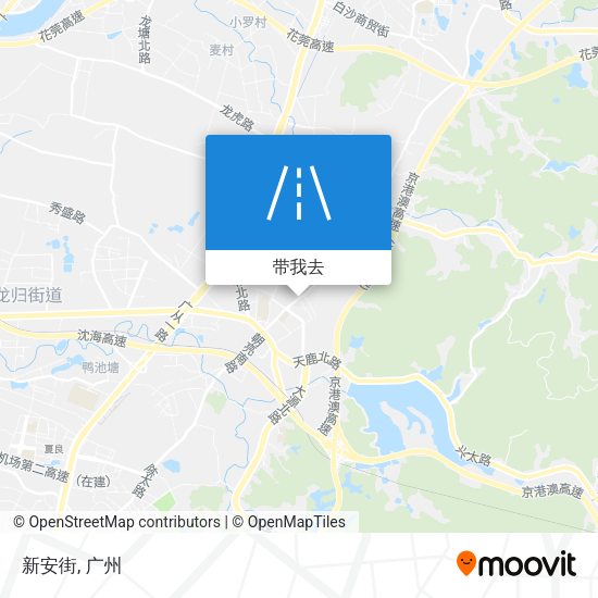 新安街地图