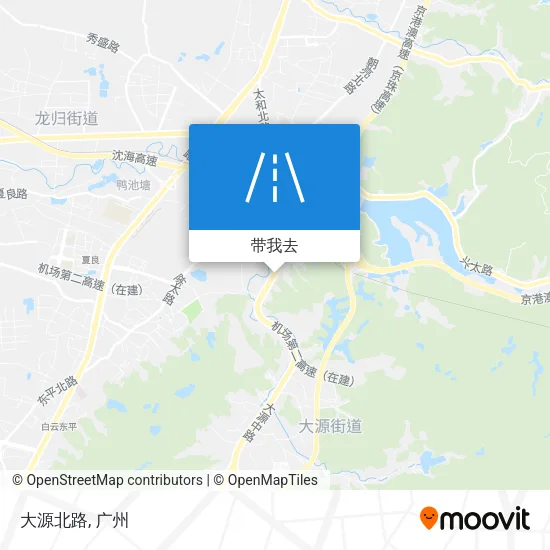 大源北路地图