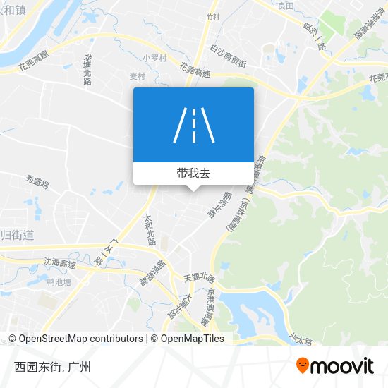 西园东街地图