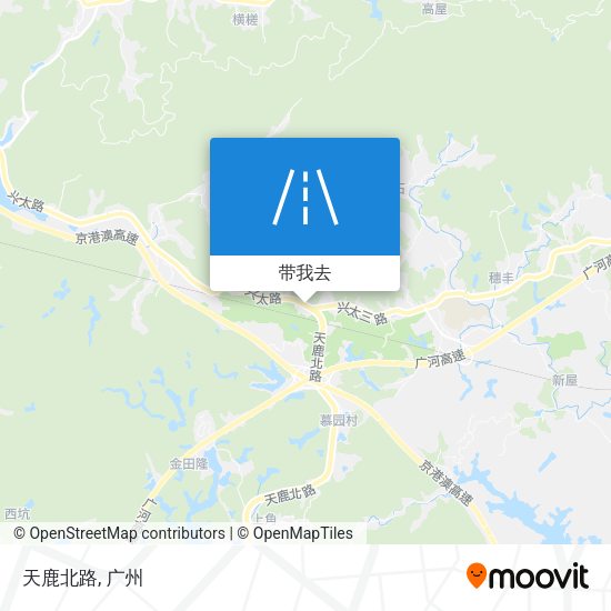 天鹿北路地图