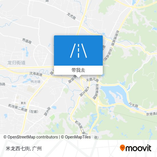 米龙西七街地图