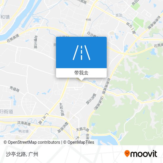 沙亭北路地图