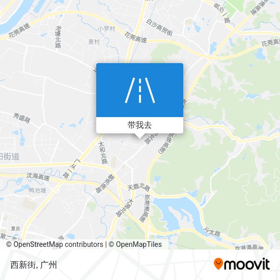 西新街地图