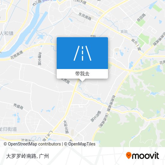 大罗罗岭南路地图