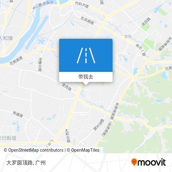 大罗圆顶路地图