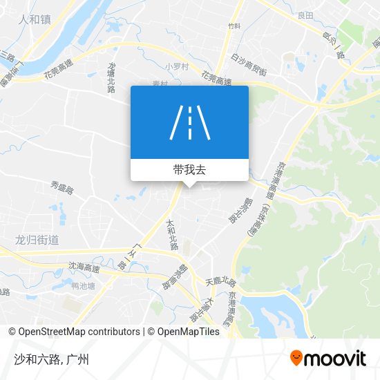 沙和六路地图