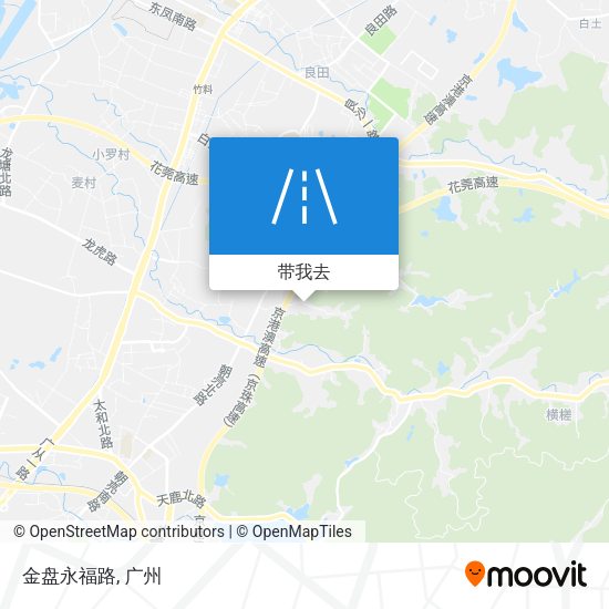 金盘永福路地图