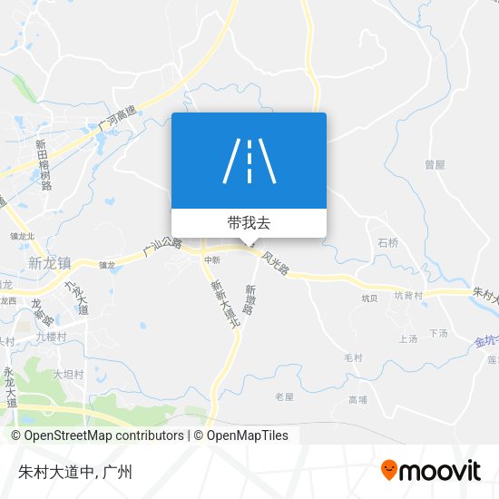 朱村大道中地图