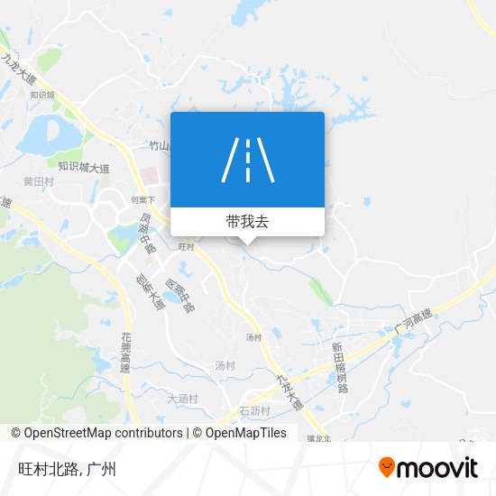 旺村北路地图