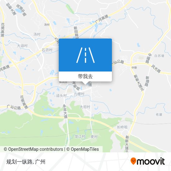 规划一纵路地图