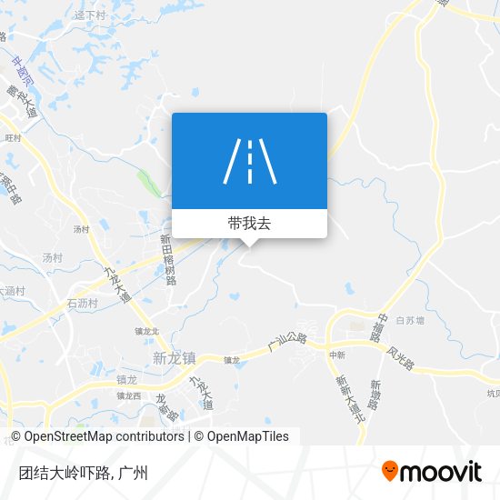 团结大岭吓路地图