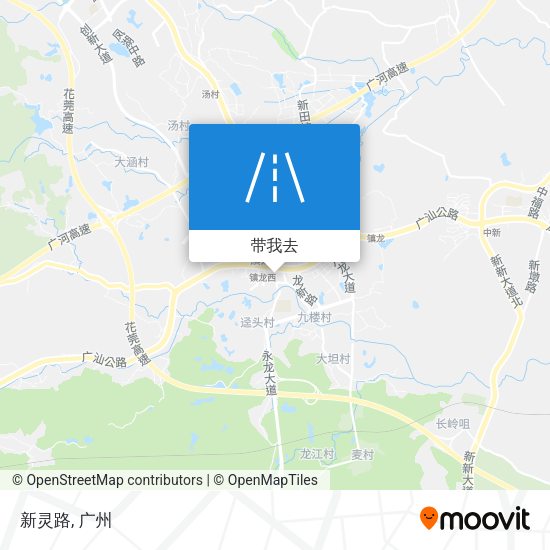 新灵路地图