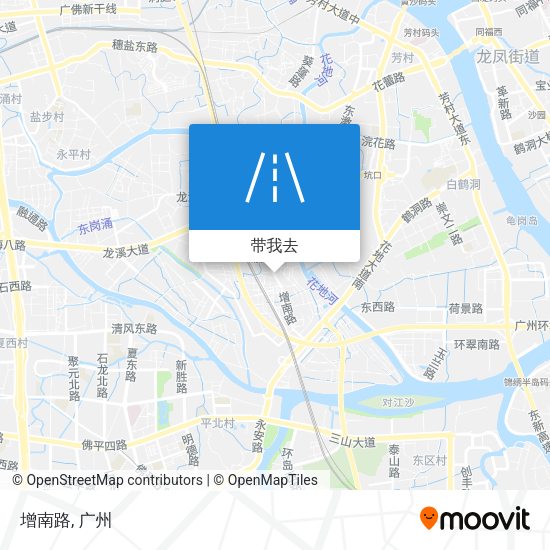 增南路地图