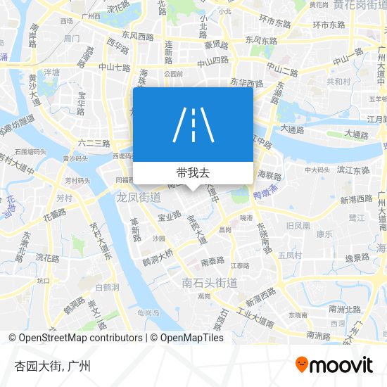 杏园大街地图