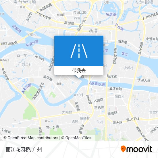 丽江花园桥地图
