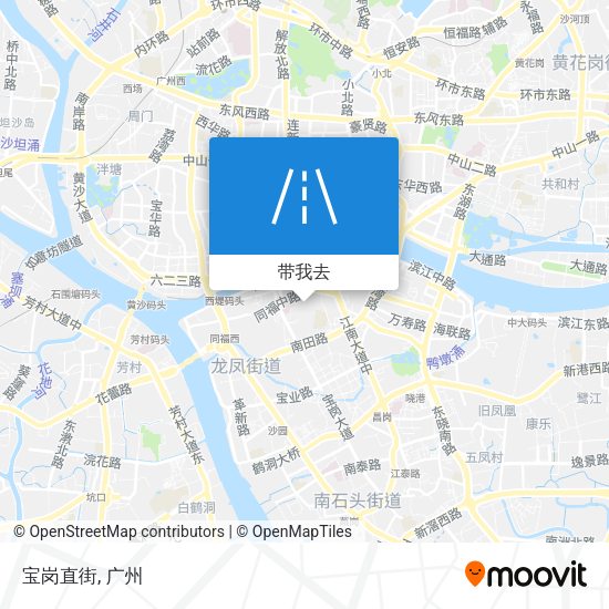 宝岗直街地图
