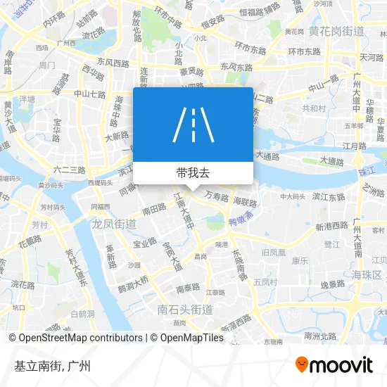 基立南街地图