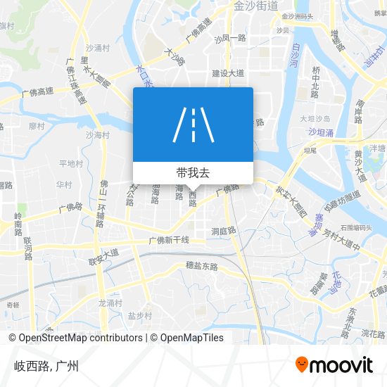 岐西路地图