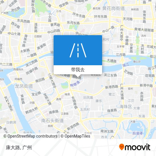 康大路地图