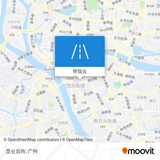 昆仑后街地图