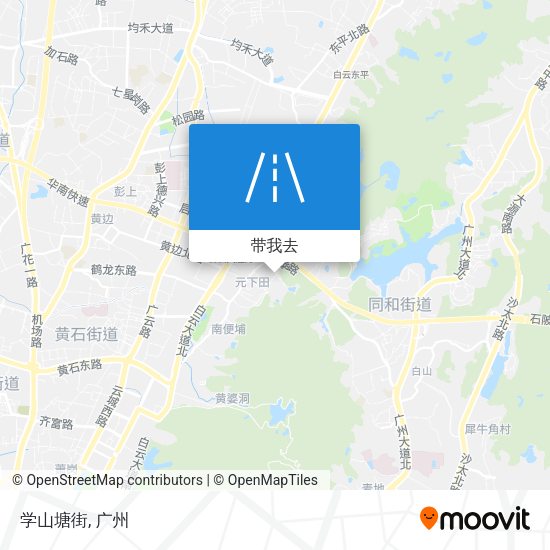 学山塘街地图