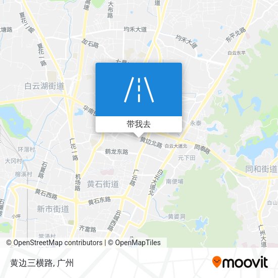 黄边三横路地图