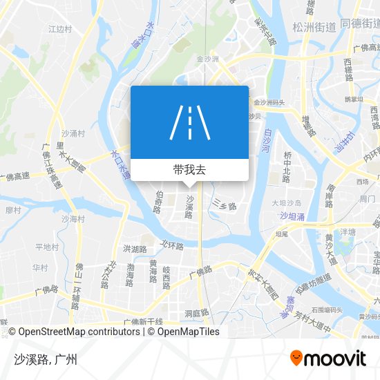 沙溪路地图