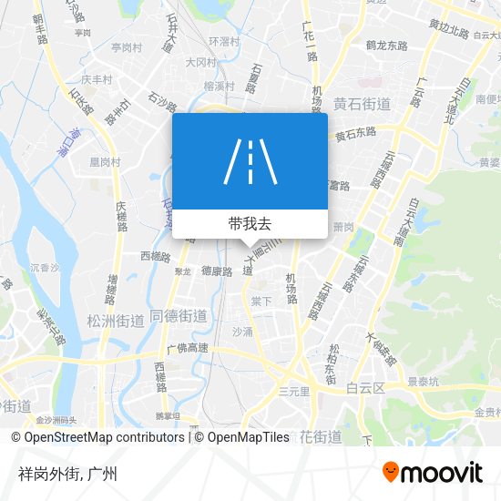 祥岗外街地图