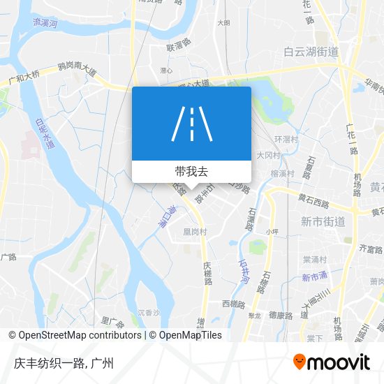 庆丰纺织一路地图