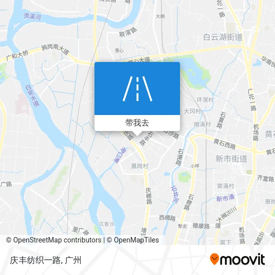 庆丰纺织一路地图